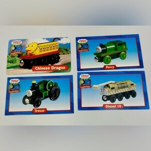 4 Thomas & Friends character cards Wooden Railway Collector